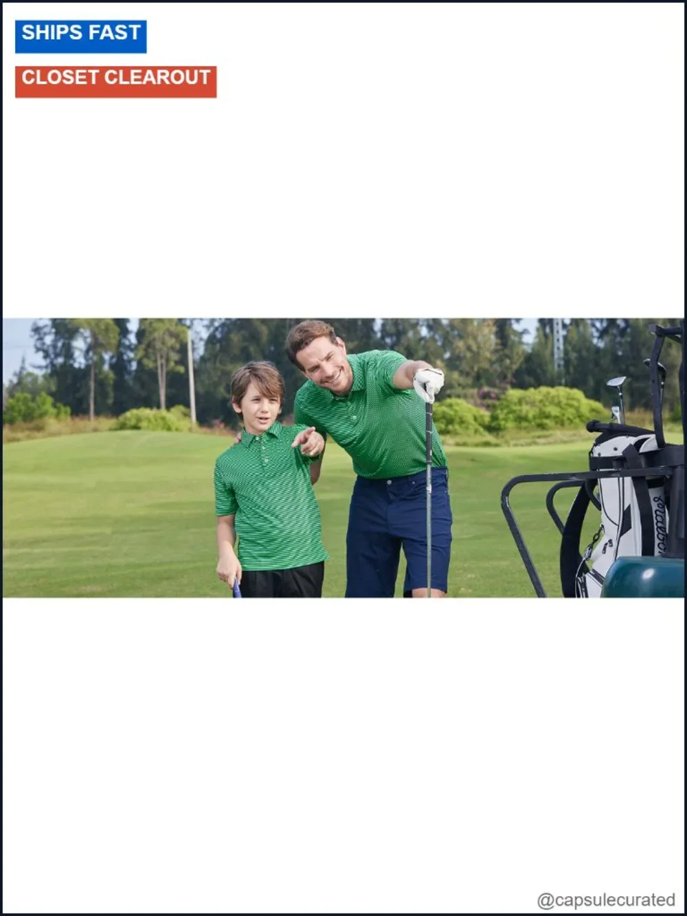 Striped Performance Polo Shirt Golf Tennis Quick Dry